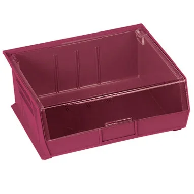 Super Tough Bin With Clear Lid, 16.5x7x15