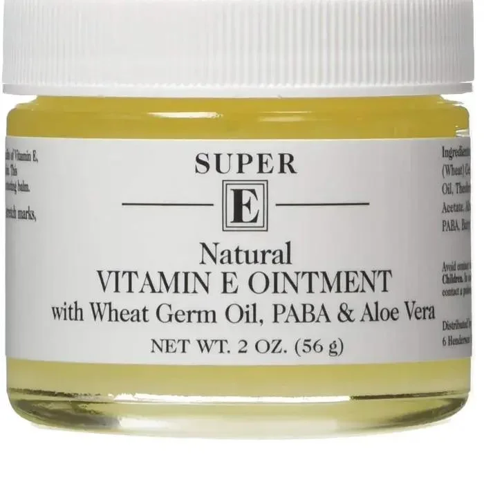 Super Vitamin E Ointment with Wheat Germ Oil and Aloe Vera 2 oz