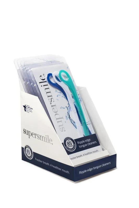 Supersmile Ripple Edge Tongue Cleaner (3 pack)