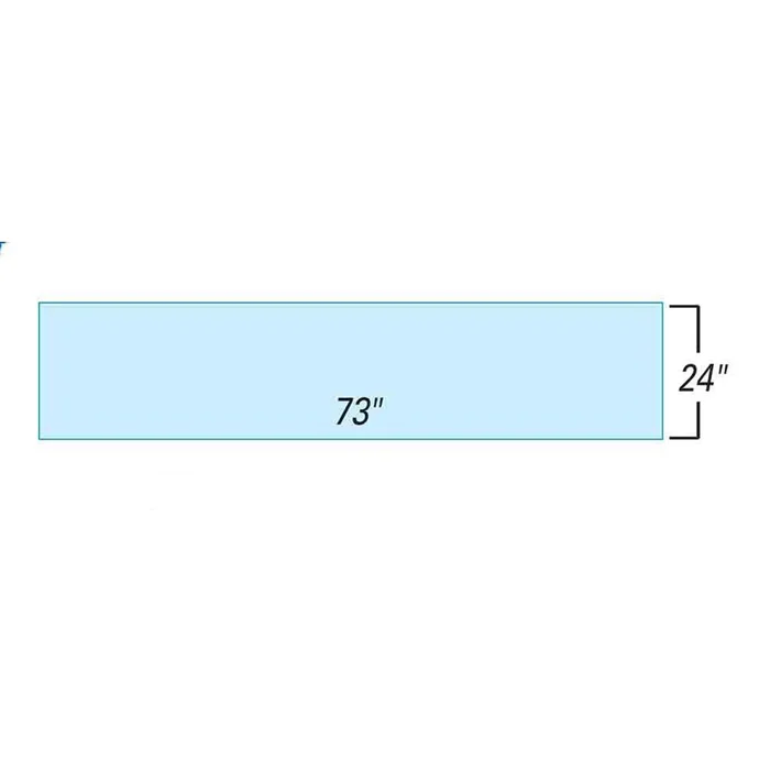 Support Surfaces for GE 9800 Table Support Surface for GE 9800 Table, Basic, 73″x24″x2″ – 910423NBW