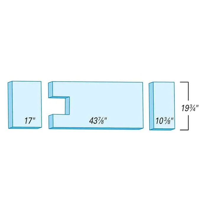 Support Surfaces for Shampaine 1400/1500/1900 Support Surface for Shampaine 1400/1500/1900, Premium Saver – 910248DBW