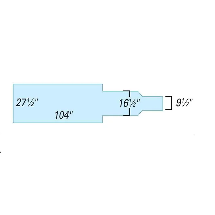 Support Surfaces for Toshiba Cat 250 Table Support Surface for Toshiba Cat 250 Table, Premium Saver – 910413CBW