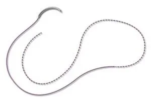 Surgical Specialties LOOK Suture with Needle Nonabsorbable Uncoated Black Suture Monofilament Nylon Size 6-0 10 Inch Suture 1-Needle 12 mm Length 3/8 Circle Reverse Cutting Needle – 911B