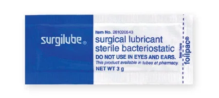 Surgilube Lubricating Jelly Individual Packet Sterile