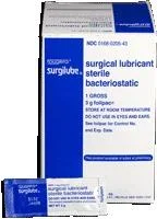 Surgilube Surgical Lubricant 3 g foilpac – Gross of 144
