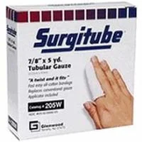 Surgitube Tubular Gauze, White, 5/8″ x 50 yds, Each