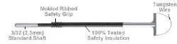 Symmetry Surgical Bovie LEEP/LLETZ Electrode 8 X 10 mm Tungsten Wire Loop Reusable NonSterile – ES52R