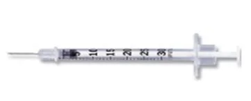 Syringe/Needle 1cc 29gx1/2″ Ultra-Fine U-100 Insulin, 10/Pack