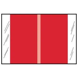 Tabbies COL’R’TAB Color Coded Label Chart Tab Without Legend Red 8-1/2 X 11 Inch – 11102