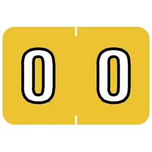 Tabbies Colwell Jewel-Tone Compatible Numeric Label