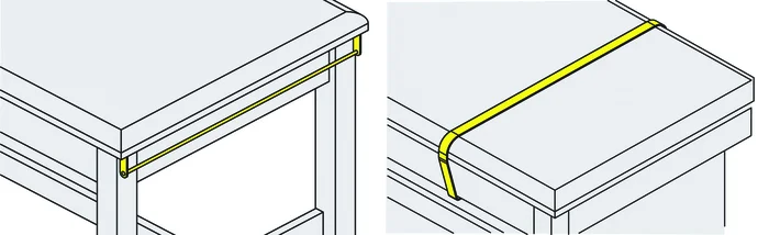 Table Paper Holder, Dispenser, Paper cutter combo