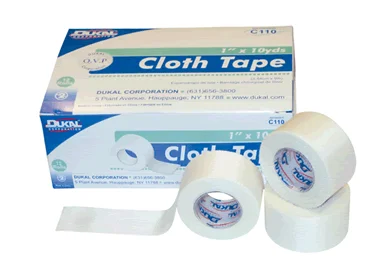 Tape Surgical Hermitage Silk Cloth 1″x10yd Adhesive White
