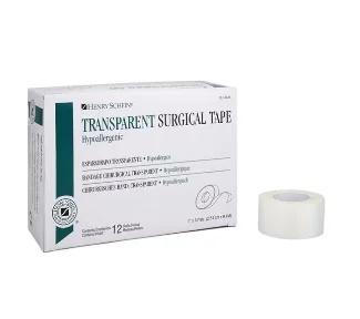 Tape Surgical Plastic 1″x10yd Adhesive Clear