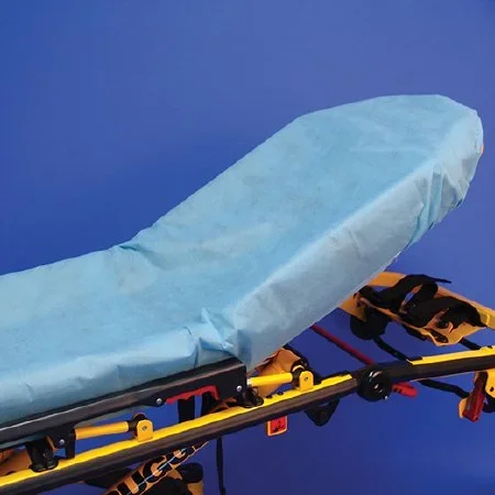 Taylor Healthcare Products SureFit Stretcher Sheet Fitted 34 W X 84 L Inch Blue Impervious Nonwoven Polypropylene Disposable – 90-BIS3484