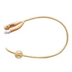Teleflex Medical Foley Catheter PureGold 2-Way Coude Tip 5 cc Balloon 24 Fr. PTFE (Teflon) Coated Latex, 10 EA/BX