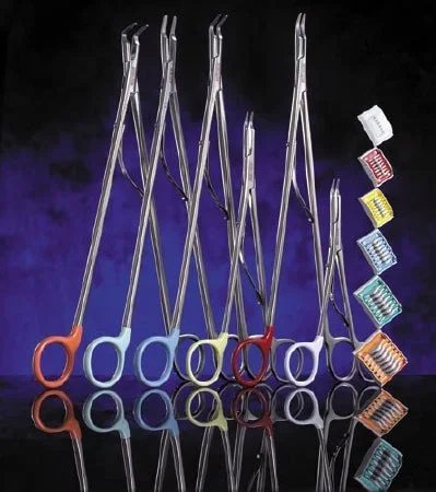 Teleflex Medical Horizon Adhesive Cartridge Style Ligating Clip Titanium Medium Blue Clip 24 Clips – 2204