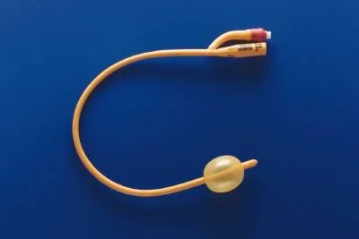 Teleflex Medical Rusch Gold Foley Catheter 2-Way Standard Tip 30 cc Balloon 20 Fr. Silicone Coated Latex – 180730200