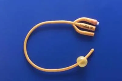 Teleflex Medical Rusch Gold Foley Catheter 3-Way Standard Tip 5 cc Balloon 16 Fr. Silicone Coated Latex – 183405160