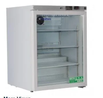 Tempure Scientific LLC Tempure Scientific Undercounter Refrigerator Vaccine 5.2 cu.ft. 1 Swing Glass Door Automatic Defrost – VCFR-5.2-G-HC