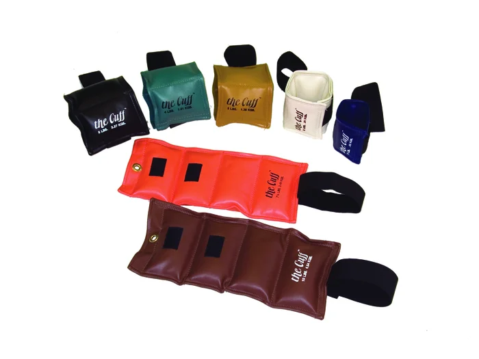 The Cuff Original Ankle and Wrist Weight – 7 Piece Set – 1 each 1, 2, 3, 4, 5, 7.5, 10 lb