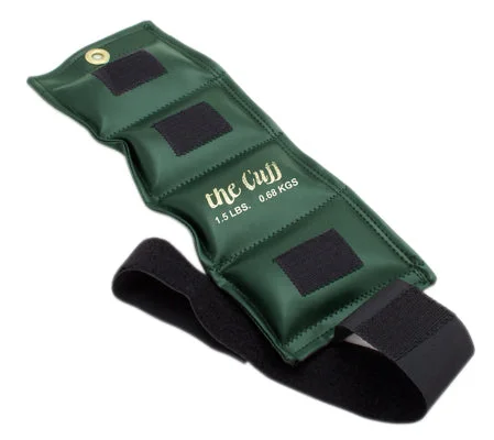 The Cuff Original Ankle and Wrist Weight, Olive (1.5 lb.) – 10-0204