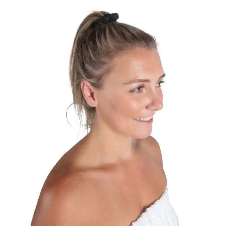 The Systems Group SCRUNCHIE, HAIR DISP BLK UNIV (25/PK 10PK/CS) – SPA-41