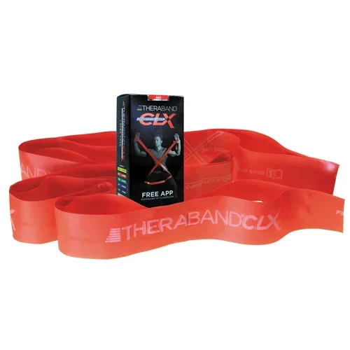 Theraband Consecutive Loops Red 5′ Individual 9-Loop