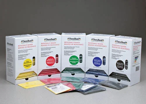 Theraband Dispenser Package Yellow 30-5′ Bands