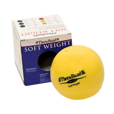 TheraBand Soft Weights ball – Yellow – 1 kg, 2.2 lb – 10-3151