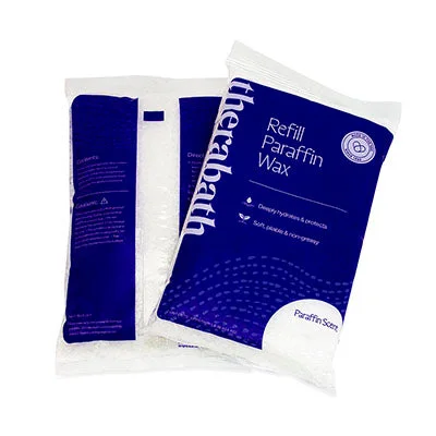 Therabath, Refill Paraffin Wax, 6 x 1-lb Bags of Beads, Scent-Free – 11-1199
