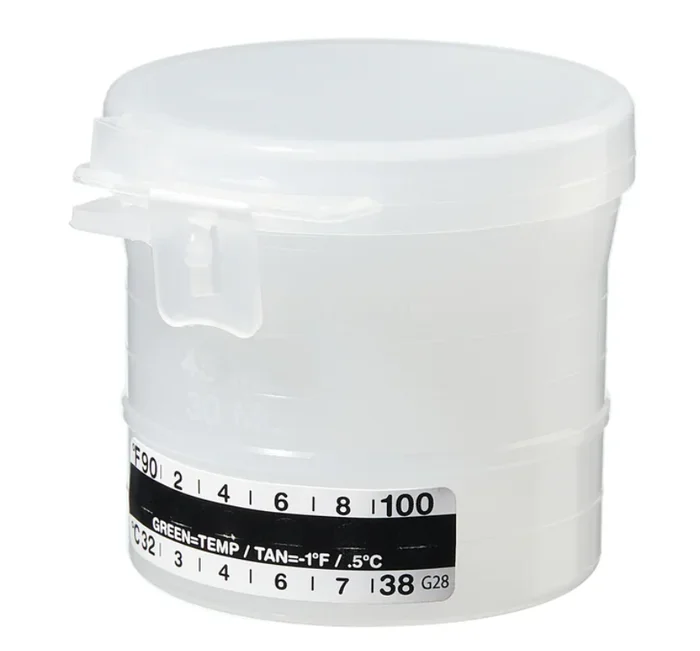 Thermo Scientific Capitol Vial 90 mL Wide-Mouth Flip-Top Containers 400/Case