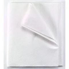 Tidi Products Stretcher Sheet Tidi Everyday Flat Sheet 40 X 72 Inch White Tissue / Poly Disposable, 50 EA/CS
