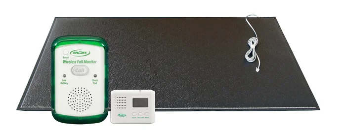 TL-2016R with LM-01 and TL-2016P – 24″x71″x1″ Weight Sensing Impact Landing Mat with transmitter with beveled edge, breakaway cord, LCD pager – 1 year / 1 year / 6 month warranty