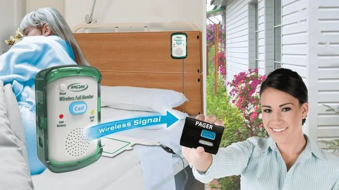 TL-2016R with PPB-RI and TL-2016P – 10″x30″ 1 year bed pad and LCD pager