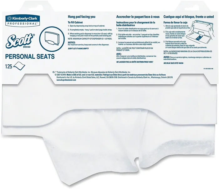 Toilet Seat Cover Scott® Personal Seats 15 X 18 Inch