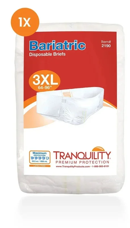Tranquility Bariatric Briefs – Sample Pack