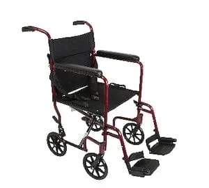 Transport Chair 19” Aluminum