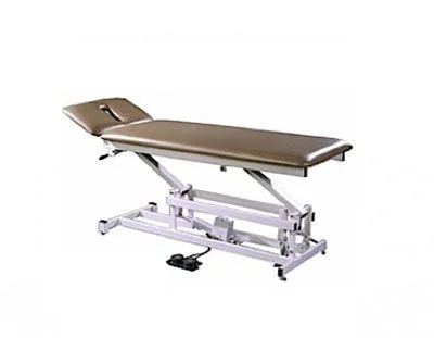 Tri W-G Treatment Table, Motorized Hi-Lo 2 sect with 3pc head, 27″ x 76″, 400 lb capacity – 15-5131