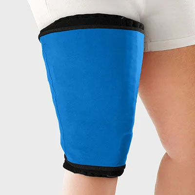 Tribute Wrap, Sleep Sleeve Knee to Thigh (LE-DG), Small, Regular, Blue – 24-3953B