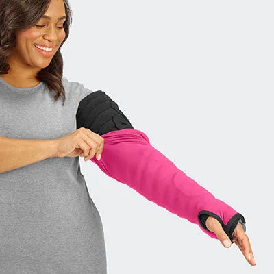 Tribute Wrap, Sleep Sleeve MCP to Axilla (UE-BG), Medium, Long, Raspberry – 24-3945PNK