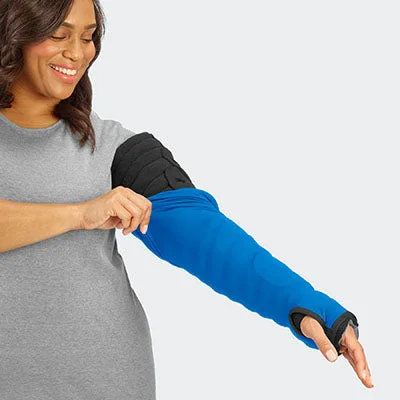 Tribute Wrap, Sleep Sleeve MCP to Axilla (UE-BG), Medium, Regular, Blue – 24-3942B