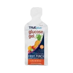 Trividia Glucose Supplement TRUEplus 1.1 oz. Gel Fruit Punch Flavor, 72 EA/CS