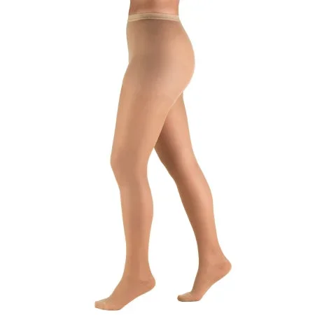 TruForm Truform Compression Pantyhose Waist High Medium Beige Closed Toe – 1775-BG-MED