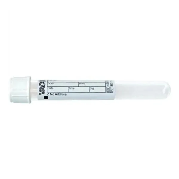 Tube Venous Blood Collection Vacuette 6mL 13x100mm Plstc AdtvFr Wht/Blk 50/Pk, 24 PK/CA