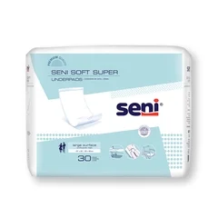 TZMO Seni® Soft Super Disposable Underpads – Cellulose Pulp, Moderate Absorbency 23 x 35, 30/PK