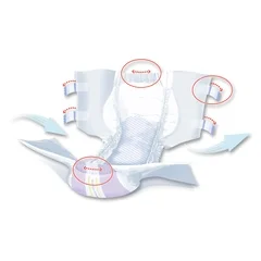 TZMO Seni Super Plus Unisex Adult Incontinence Brief, Regular Disposable, Heavy Absorbency, 75 EA/CS - Image 4