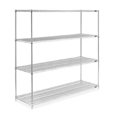 Uline 72 X 24 X 72 Inch Silver 4 Shelves – H2948-72