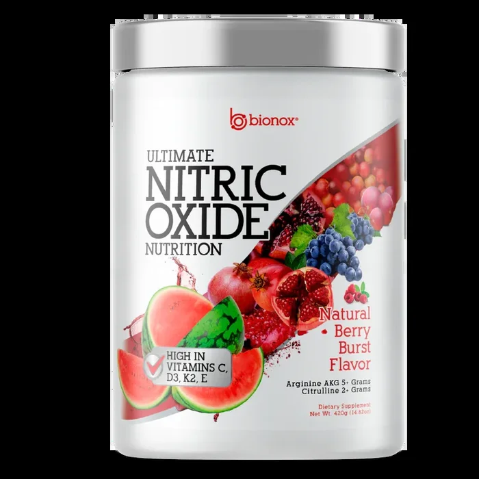 Ultimate Nitric Oxide Nutrition – Berry Burst Flavor – Full 30 Days Supply