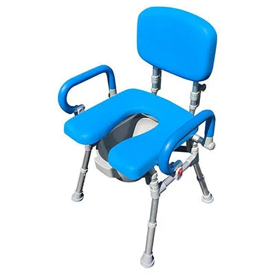 UltraCommode Foldable Commode Chair, Blue – 43-2368