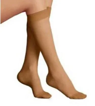 UltraSheer Supportwear Women’s Knee-High Mild Compression Stockings Small, Sun Bronze